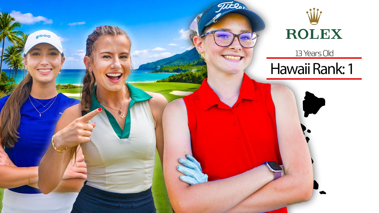 We played with the #1 Junior golfer in Maui