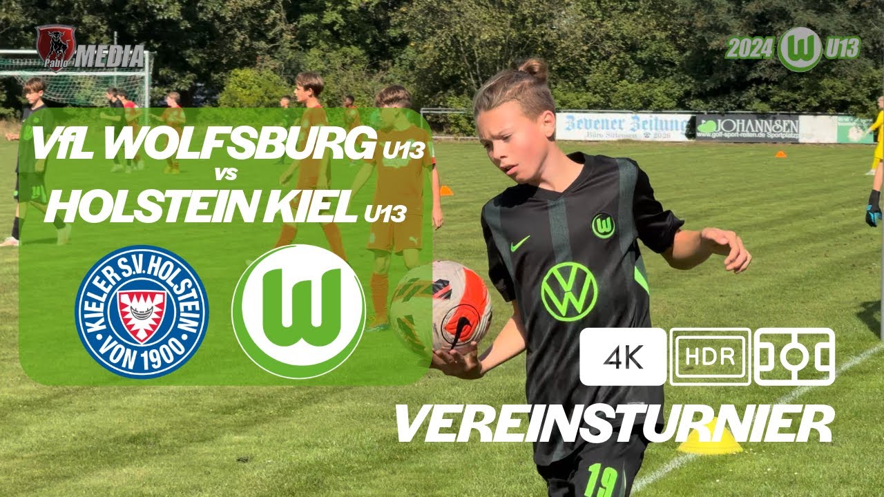 Holstein Kiel U13 vs VfL Wolfsburg U13 (15-09-2024) NordCup in Sittensen - Best of Highlights