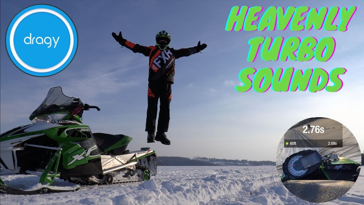 1100 TURBO SLED DRAGY 0-60!! Arctic Cat XF 9000