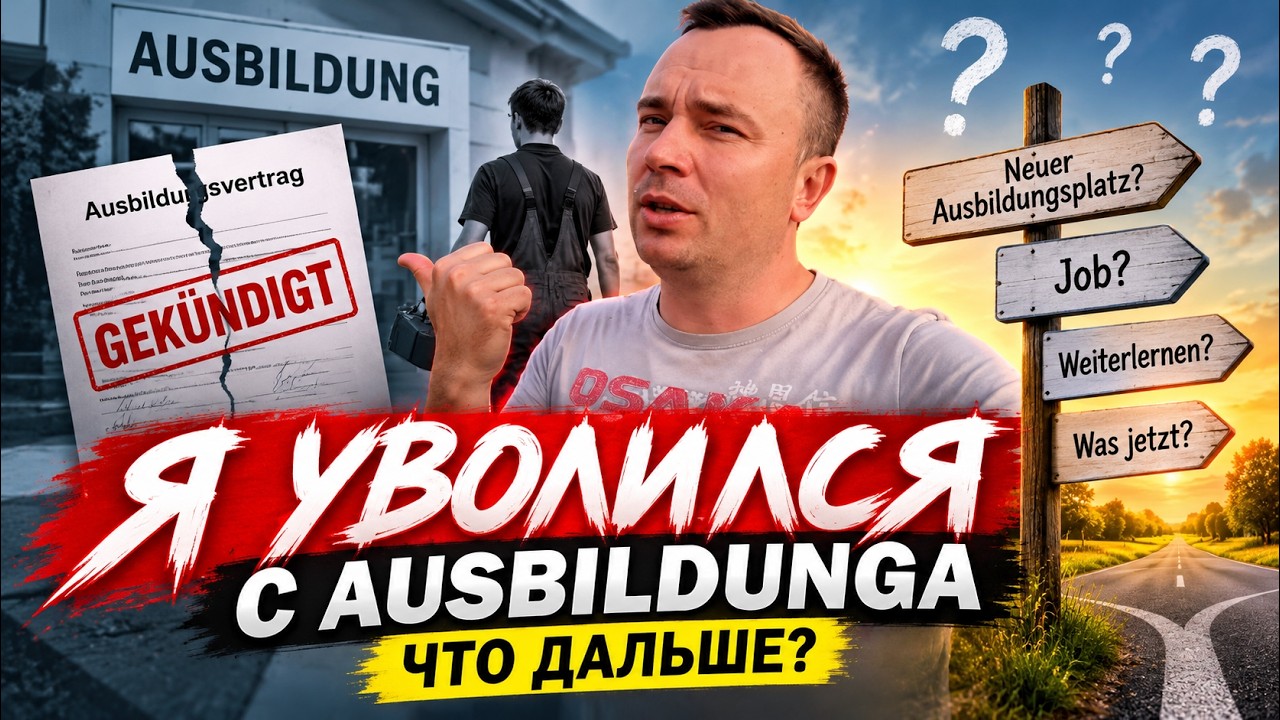 Я уволился с Ausbildunga  - что дальше.