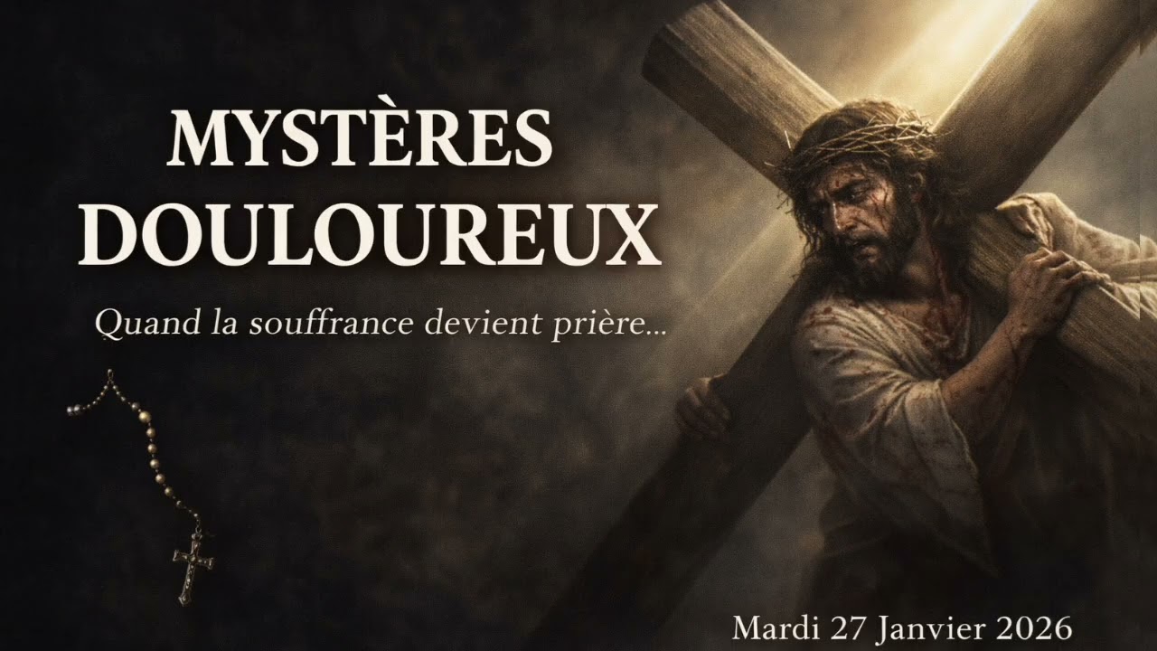 Mystères Douloureux : Priez pour la force et la foi#ChapeletDuJour#MysteresDouloureux#FoiEtEspoir