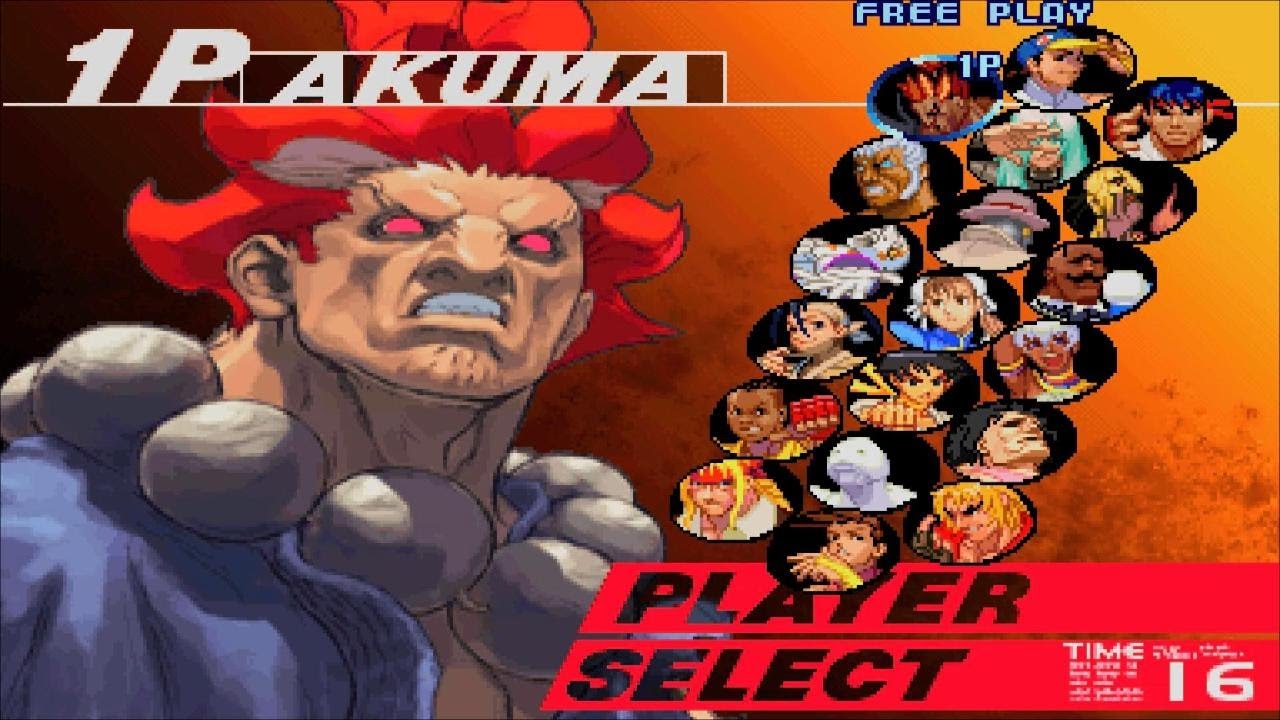 3rd Strike Street Fighter 3, Arcade Mode, Akuma Gameplay