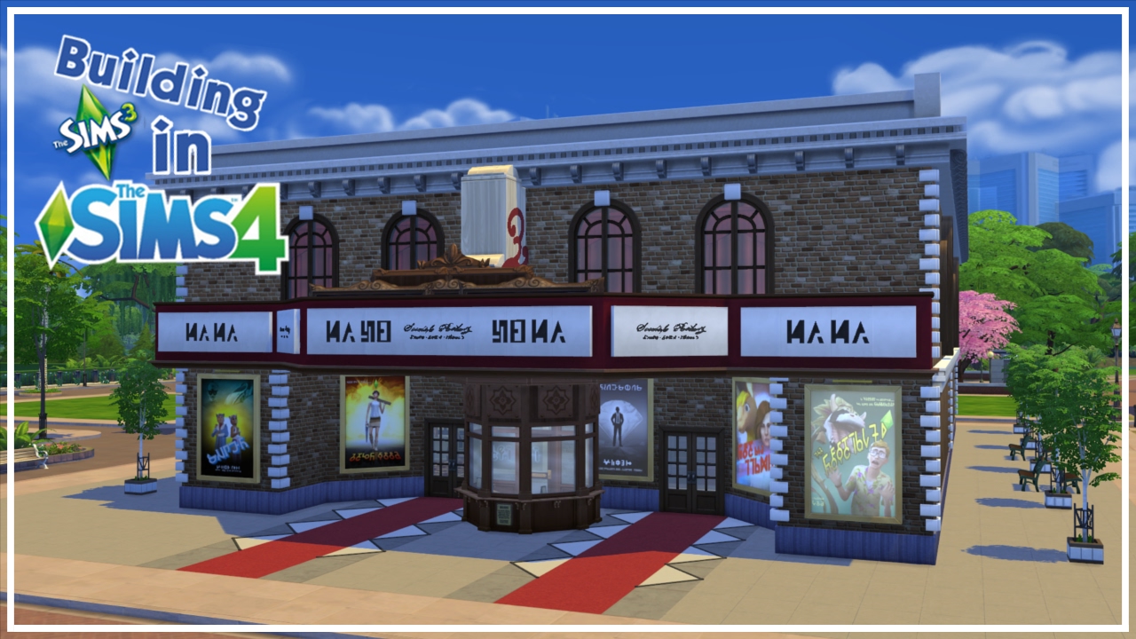 Building The Sims 3 in The Sims 4  - Theatre