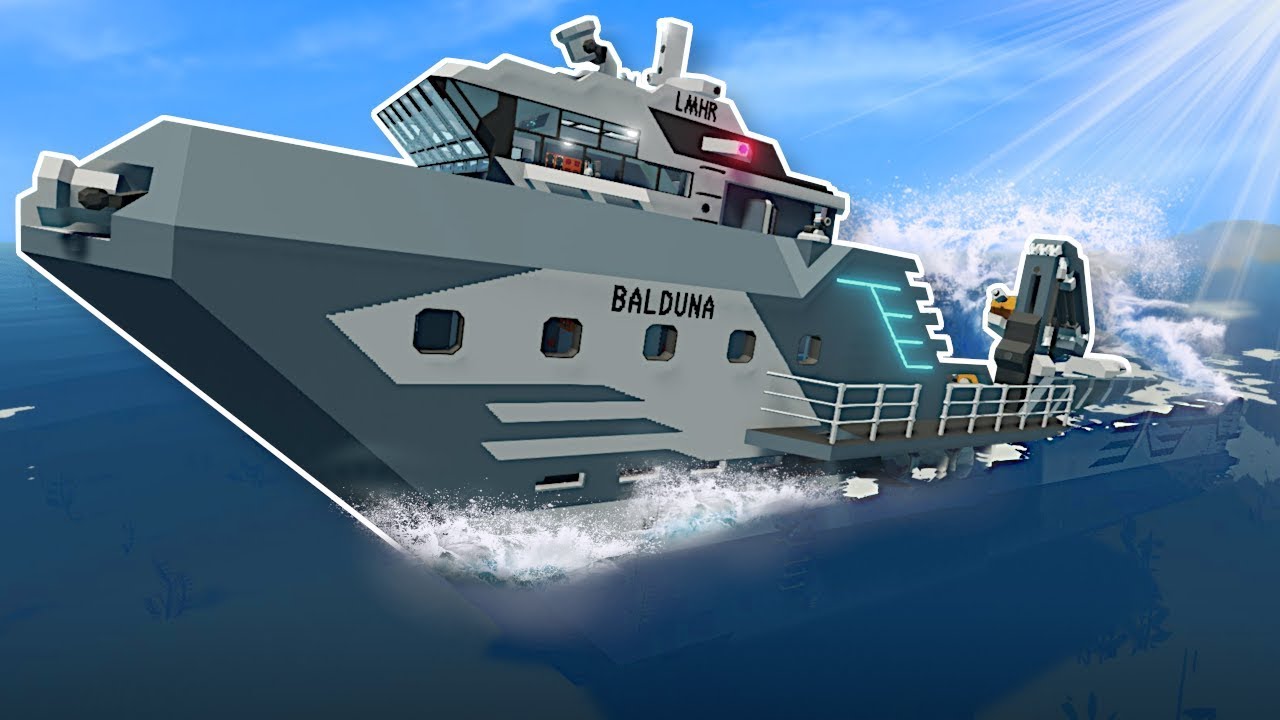 SINKING SALVAGE SHIP SURVIVAL! - Stormworks Multiplayer Gameplay - Sinking Ship Survival