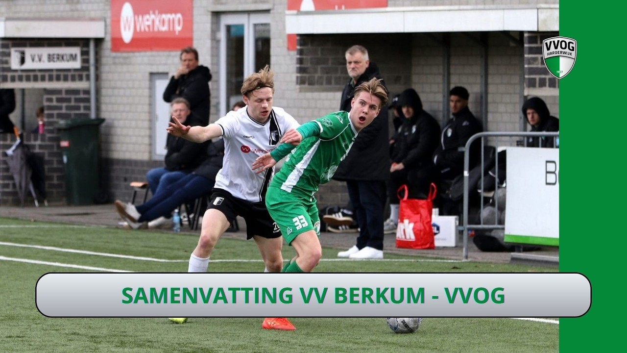 Samenvatting vv Berkum - VVOG (1-0)