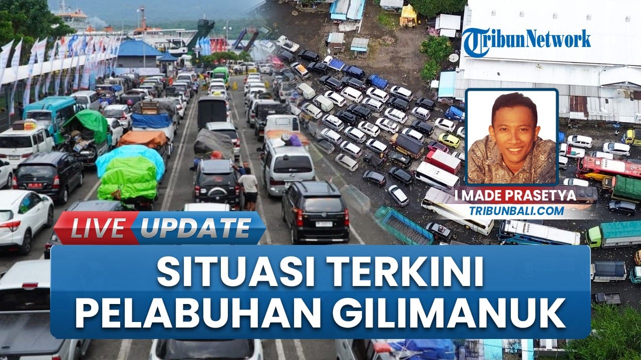 Panas dan Antrean Panjang di Pelabuhan Gilimanuk Bali H-5 Lebaran, 76.495 Keluar dari Bali