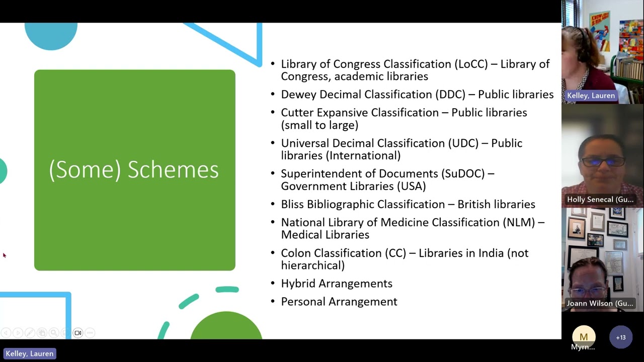 Cataloging: Classification