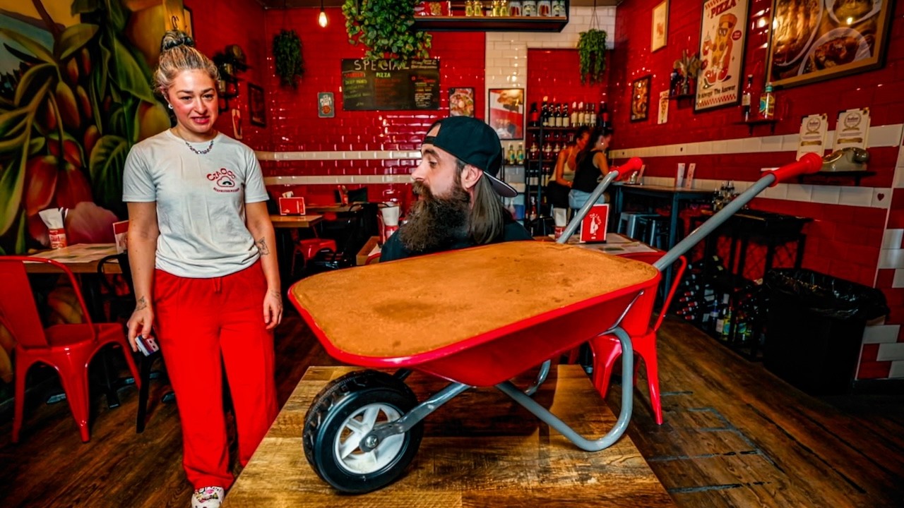 MANCHESTER&rsquo;S INFAMOUS WHEELBARROW OF TIRAMISU CHALLENGE HAS NEVER BEEN BEATEN! | BeardMeatsFood