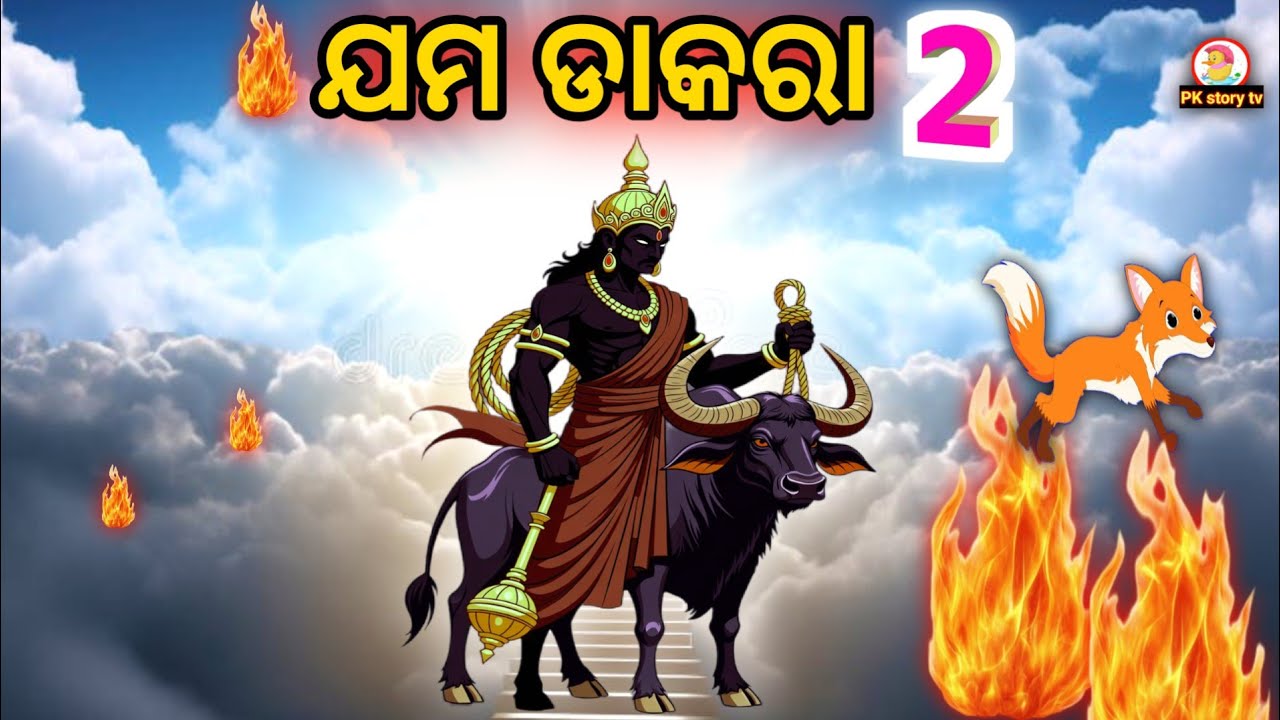 ଯମ ଡାକରା 2 | odia gapa | odia cartoon story | odia moral stories | odia gopo | new odia gapa 