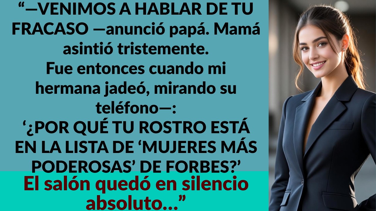 “Mis padres hicieron una reunión para ‘ayudar’ mi negocio… hasta que vieron mi portada en Forbes”