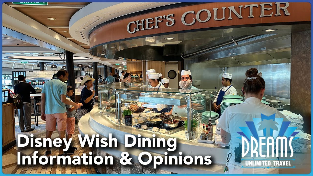 Disney Wish Rotational Dining, Buffet, and Festival of Foods