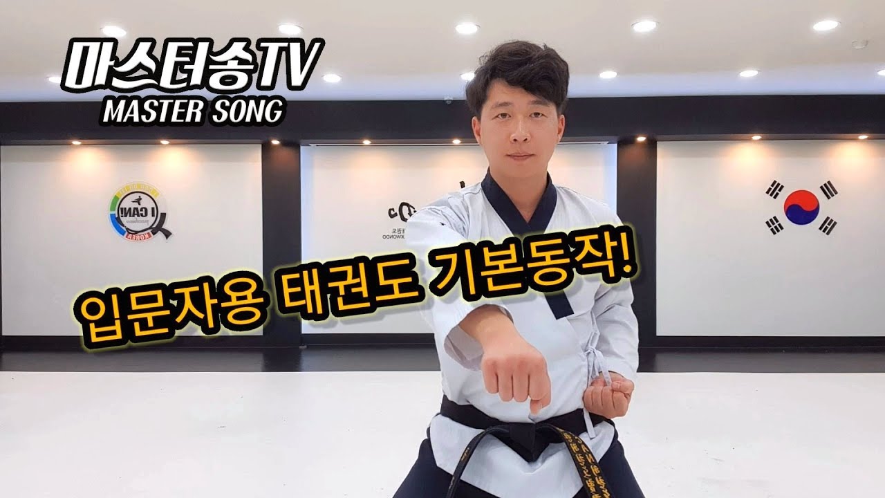 [마스터송TV] 대구아이캔태권도 홈트레이닝 기본동작(입문자,유급자용)🤗