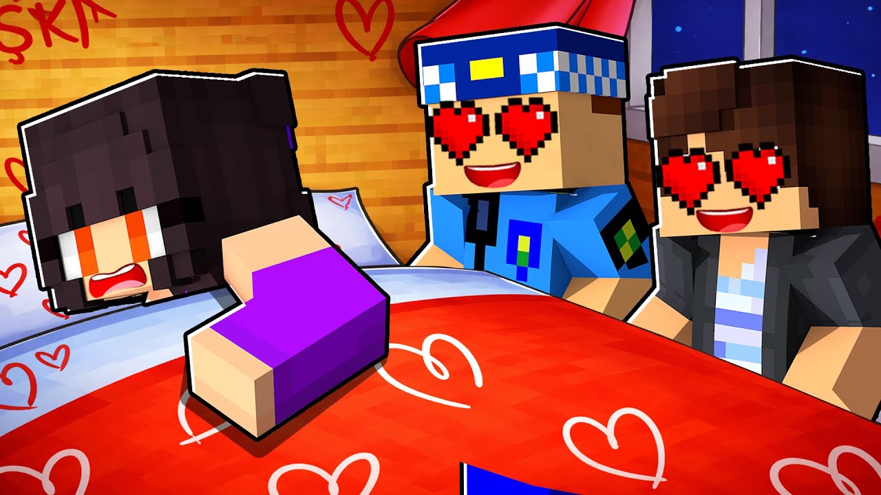AHMET VE KEREM KOMİSERİN BANA OLAN AŞKI KONTROLDEN ÇIKTI! - Minecraft