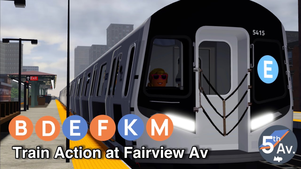 PTA Subway | B/D/E/F/K/M Train Action at Fairview Av (6/16/25)