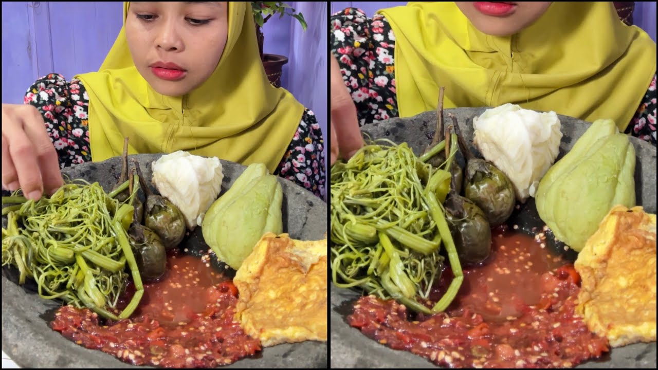 MUKBANG SAMBEL TERASI DADAK DAN MACAM2 lalaban 