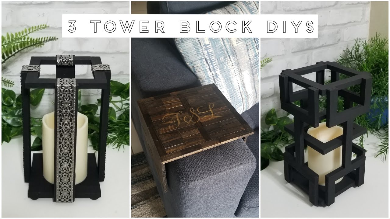 3 TUMBLING TOWER BLOCK DIYS 2022