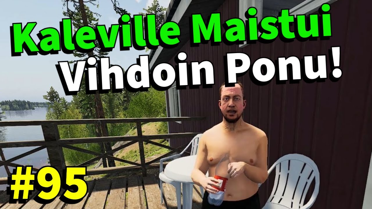 KALEVILLE MAISTUI PONU VIHDOIN! #95 | Finnish Cottage Simulator