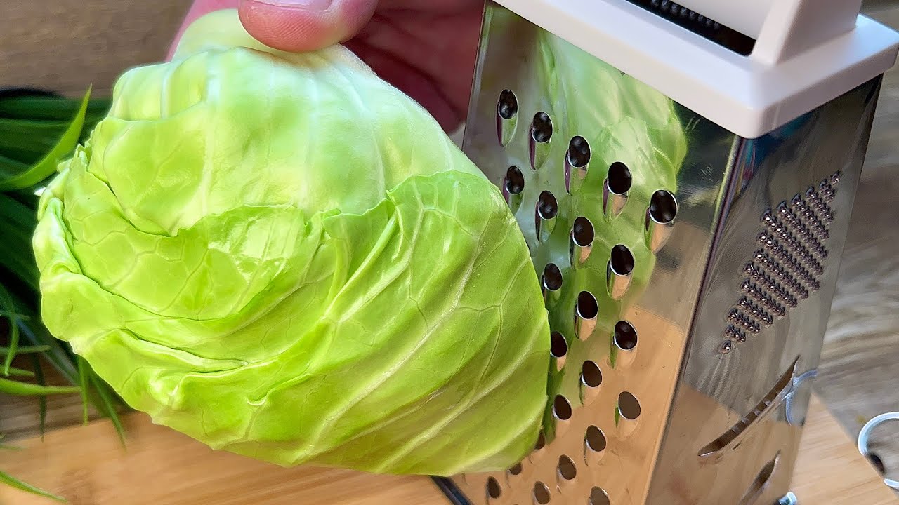 Просто натрите капусту! Он такой вкусный, что его должен приготовить каждый!