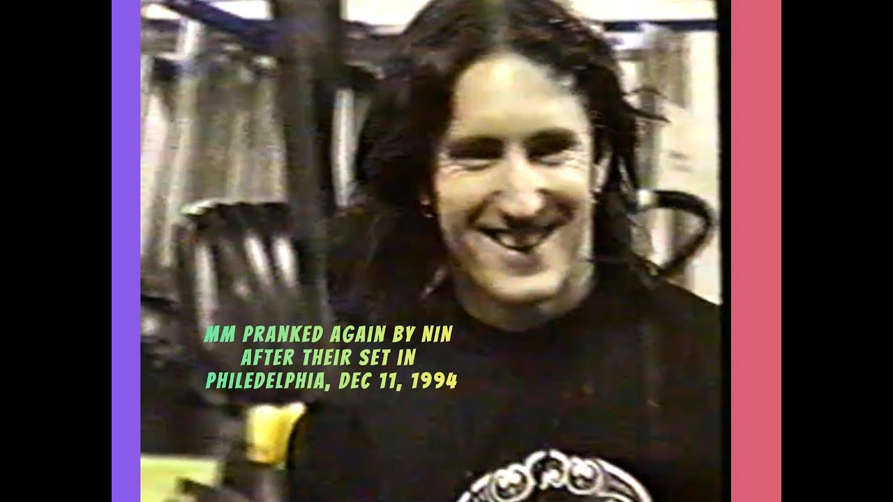 A night of pranks. NIN and MM Dec 11, 1994