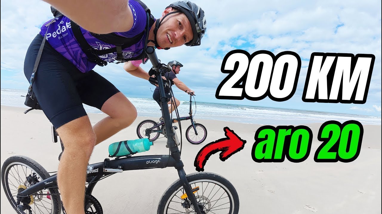 TENTEI PEDALAR 200 KM COM UMA BIKE ARO 20 DOBRÁVEL 🤪 VEJA NO QUE DEU 🚴