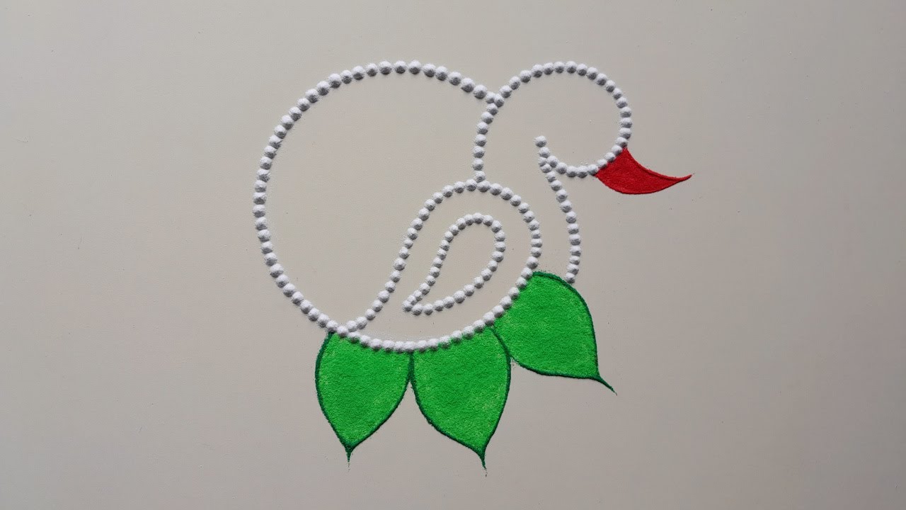 Simple Rangoli Designs | Easy Rangoli Designs | Sand Art | Peacock Rangoli Design | Rangoli Video