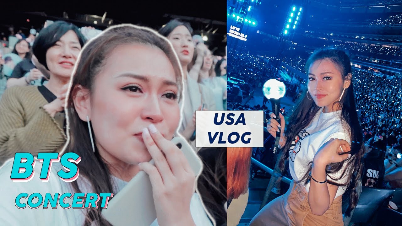 vlog : Newin in USA /  khóc nghẹn khi gặp BTS | First time meeting BTS ( engsub)