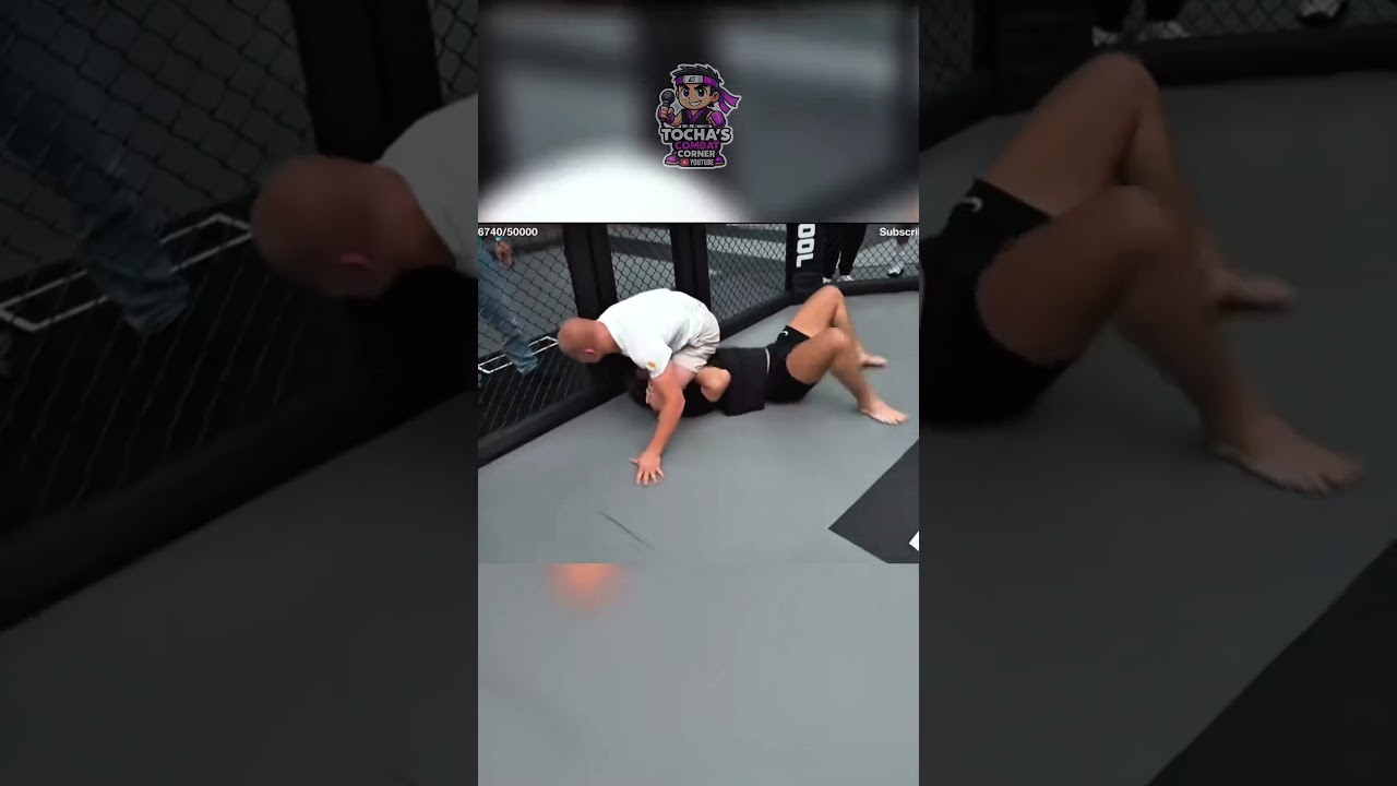 HOLZER schickt STREAMER K.O.😳#holzer #maxholzer #ufc #mma #oktagonmma #fighter #submission #choke