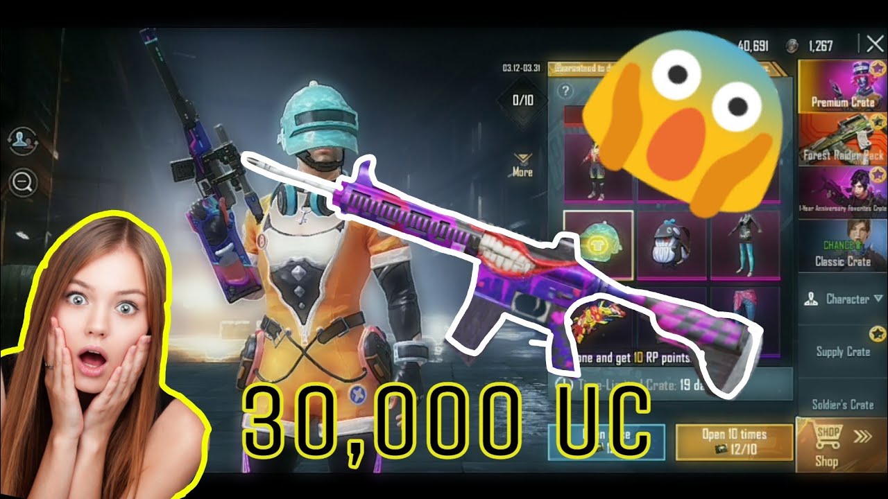 Pubg World Record | 30,000 UC Crate Opening For M416 Fool Skin ..