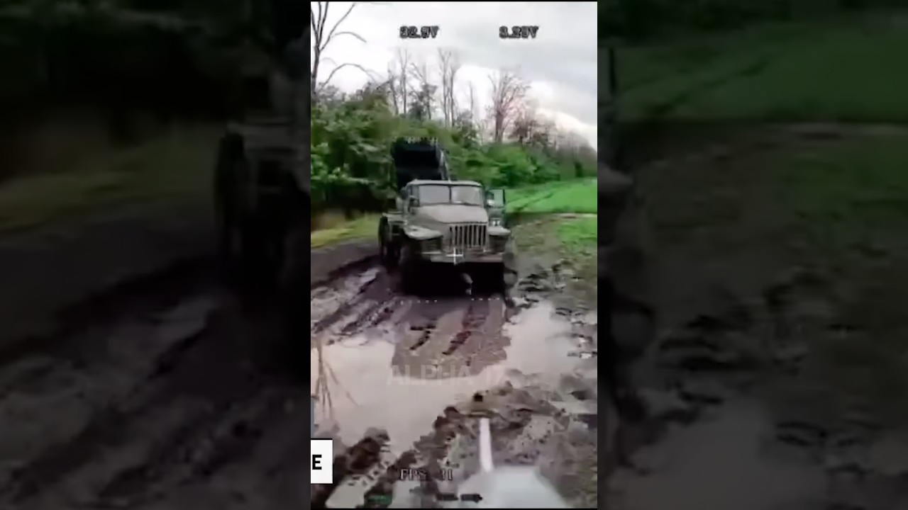 Russian Armed Forces drones suppressed a MLRS crew #Shorts