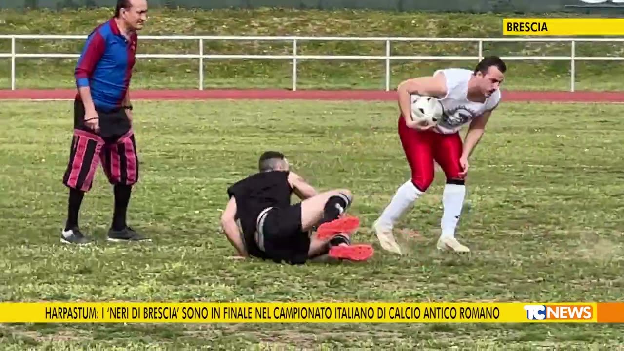 Harpastum: i ‘Neri di Brescia’ sono in finale nel campionato italiano di calcio antico romano