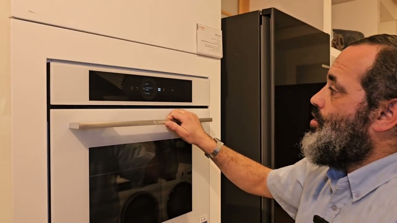סקירה תנור בילד אין בוש HBG7341W1 סידרה 8 החדשה 71 ליטר BOSCH חשמלית בית אל על ידי אוריאל שטרן