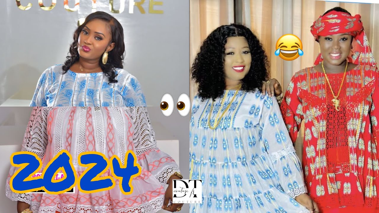 Mode été 2025 :voici les top modèle de marinière en voile unique et brodé #modeles#africandress