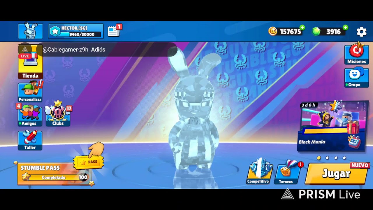 Menos De 4 Días Para Llegar a CAMPEÓN 🔥 En Stumble Guys 👾🔴 EN VIVO✨️ - Stumblehector