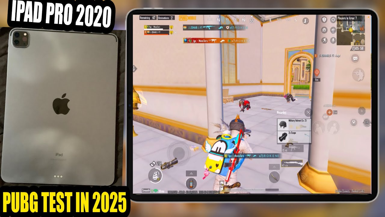 iPad Pro 2020 Test Gameplay In 2025 😍SMOOTH PLUS 120FPS SUPPORTED 🔥🥵BGMI PUBG MOBILE