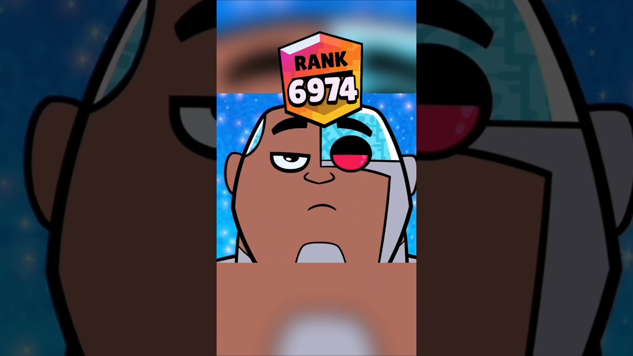 Victor's Cyborg Rank Up! 🦾 #brawlstars #teentitans #shorts