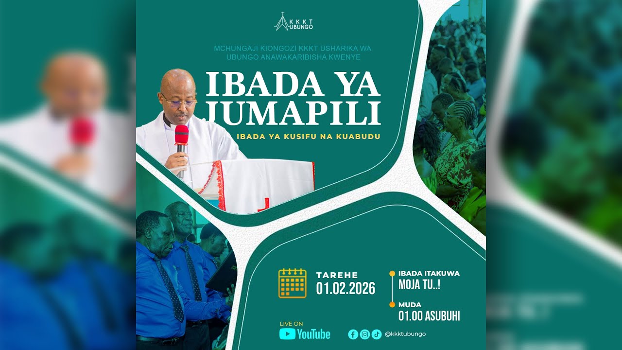 IBADA YA  JUMAPILI: 01-02-2026.