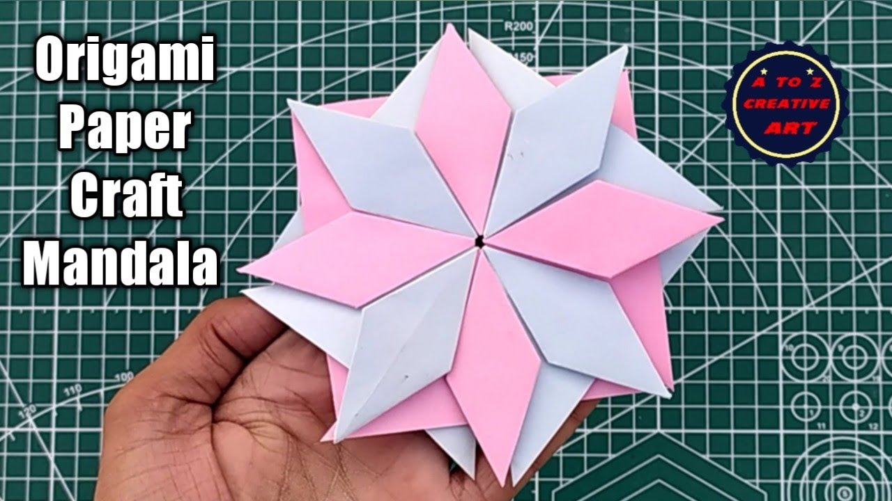 Mandala De Origami /Paso A Paso /Origami Paper Crafts/ DIY Origami Mandala /Easy Origami Paper Craft