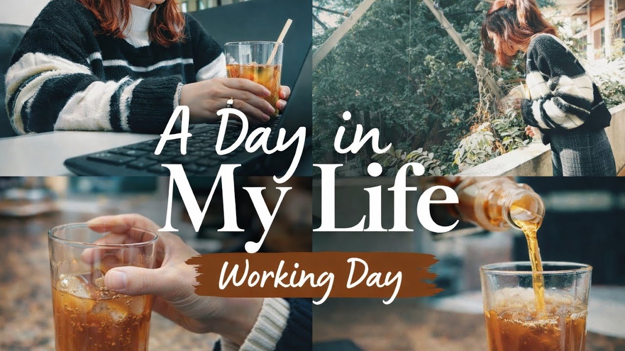 A Day in My Work Life🧃 | Minimal Lifestyle Vlog