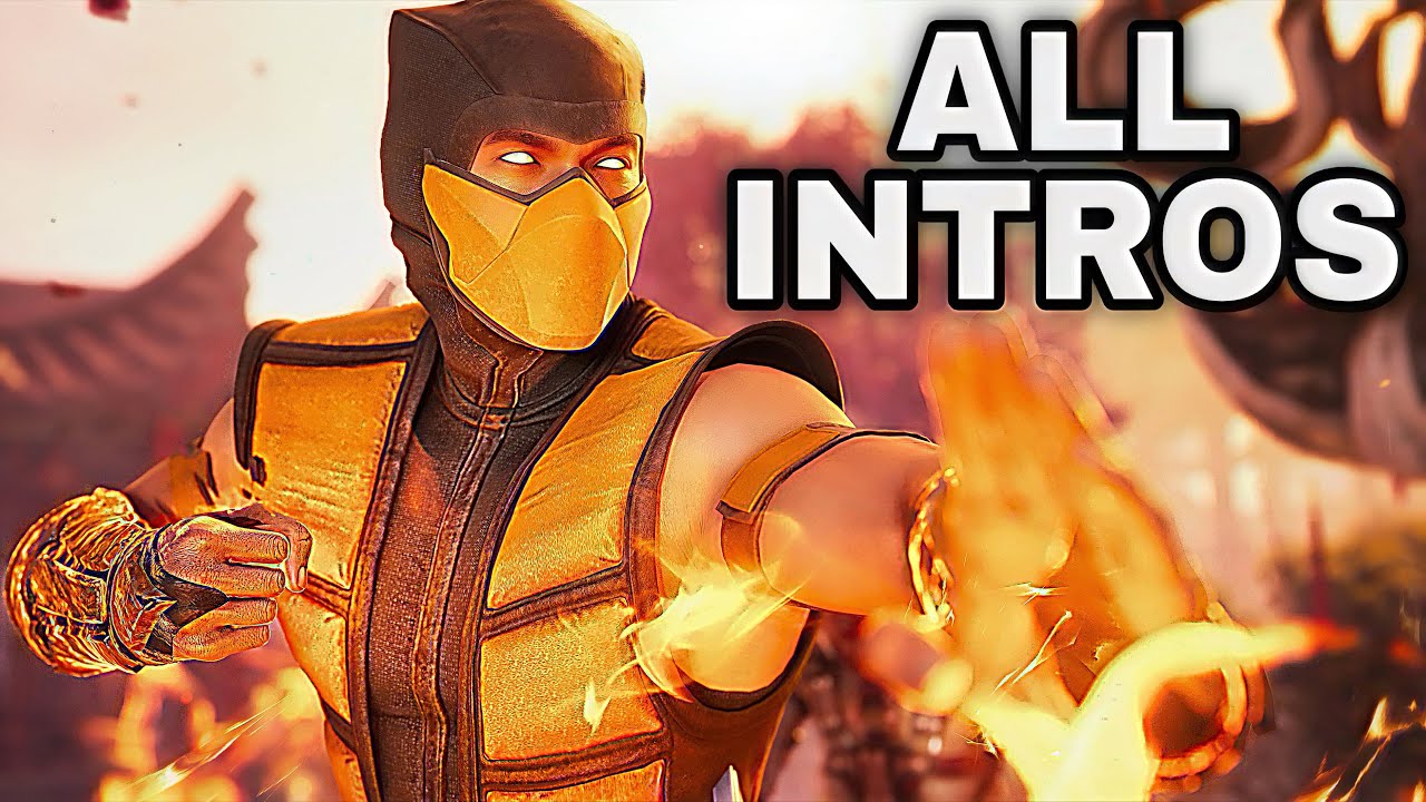 MORTAL KOMBAT 1 Scorpion All Intro Character Dialogues MK1