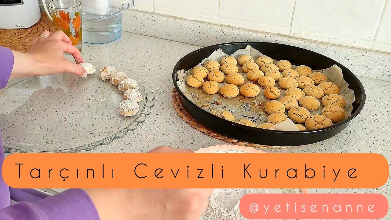 Tar&ccedil;ınlı Cevizli Kurabiye Tarifi / İkramlık Tarifler / Hamur işi Tarifleri / Misafir Hazırlığı