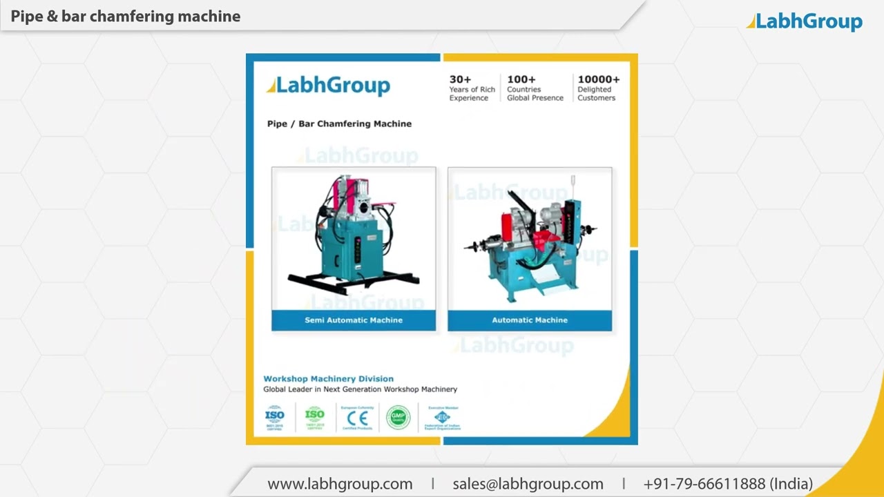 Pipe & bar chamfering machine | Labh Group