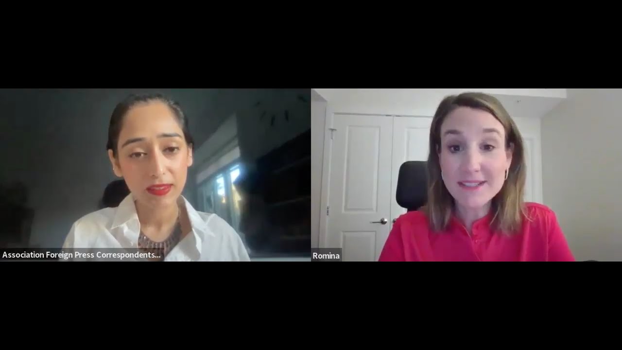 AFPC-USA: Foreign Correspondents Talk with Romina Van Camp from Belgium