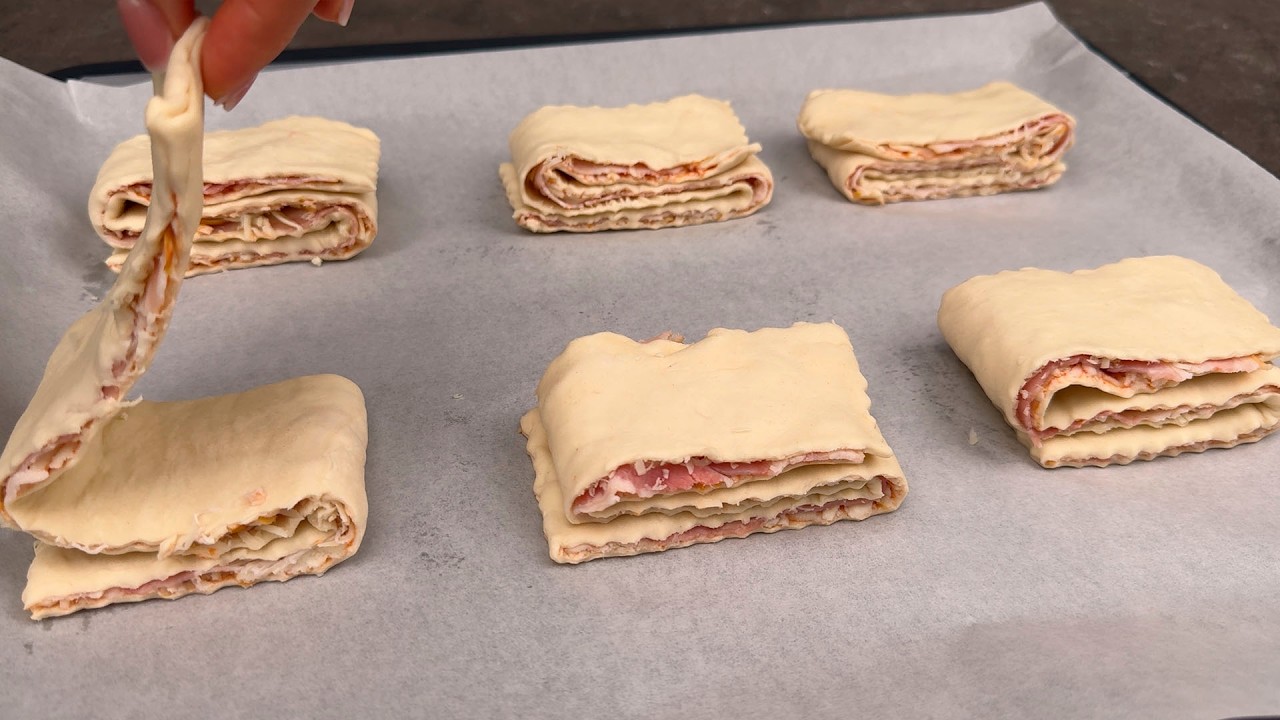 Sie haben Blätterteig? Das ist eine tolle Snack-Macht alle verrückt! Fertig in 10 Minuten