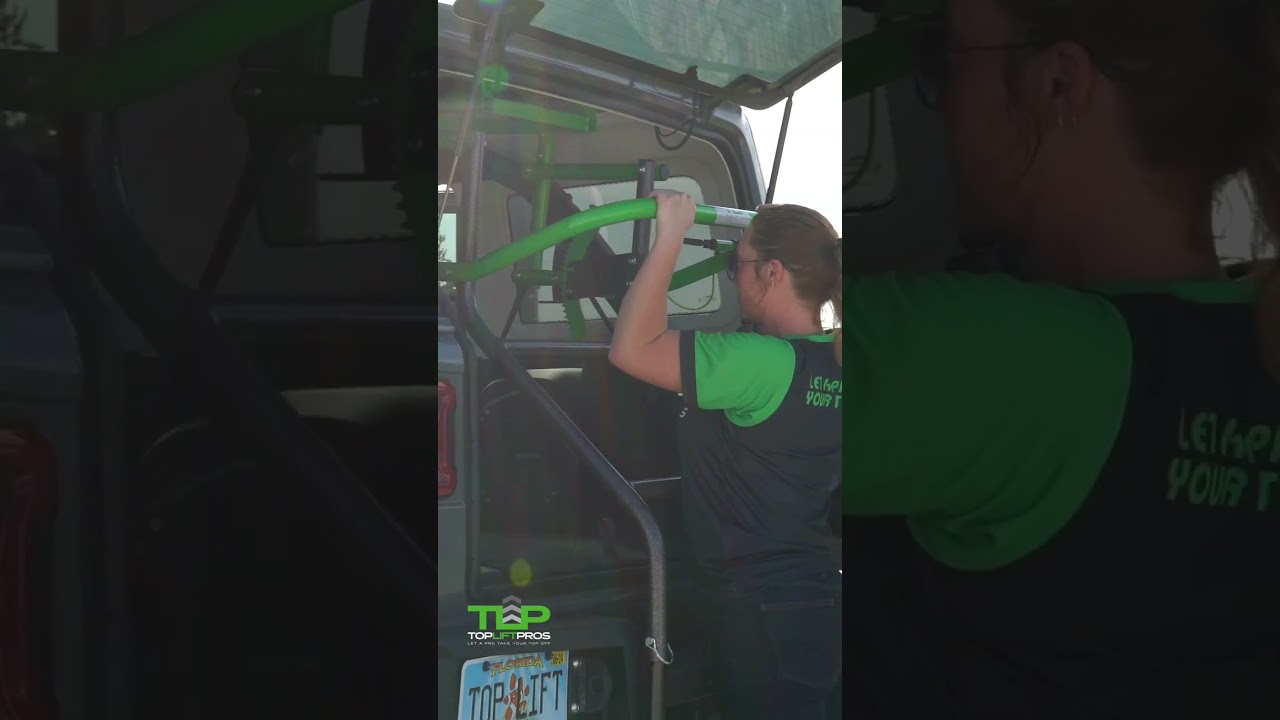 Make hardtop removal a breeze with TOPLIFT PRO&trade; #jeep #fordbronco #shorts #trending #viral