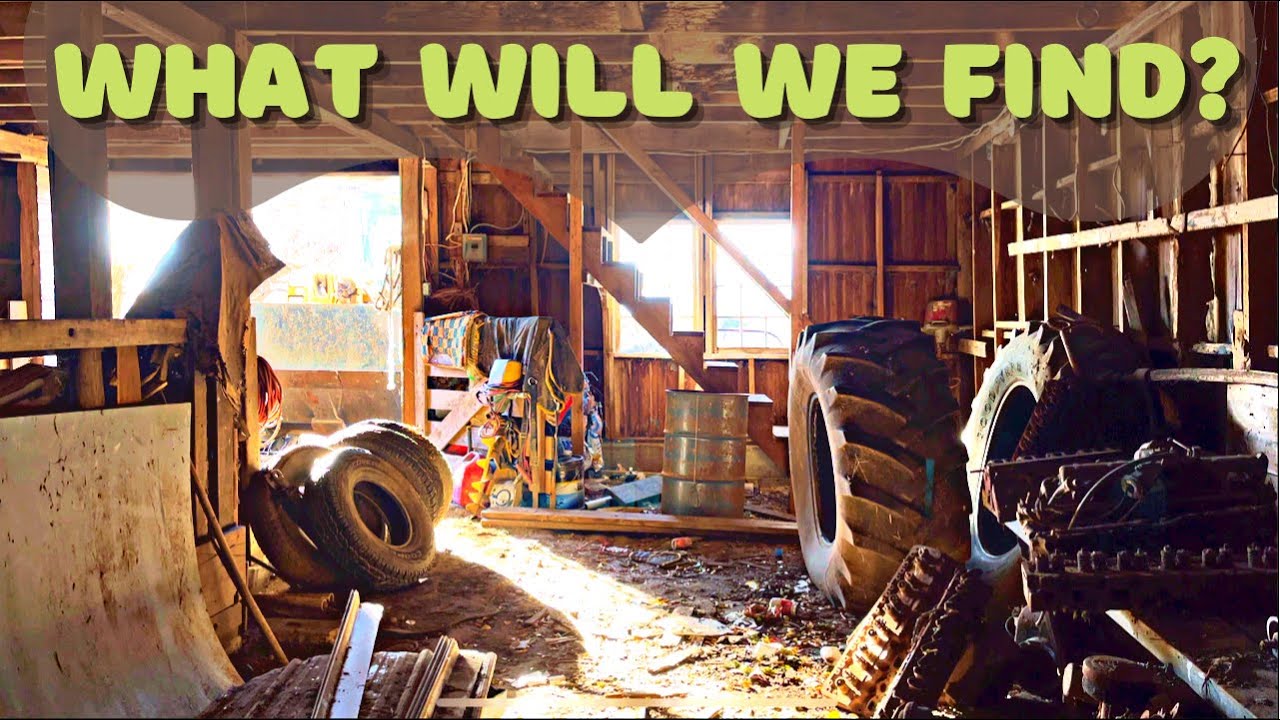 Cleaning Out A 114 Year Old Barn & More | Abandoned Farm Cleanup Day 7
