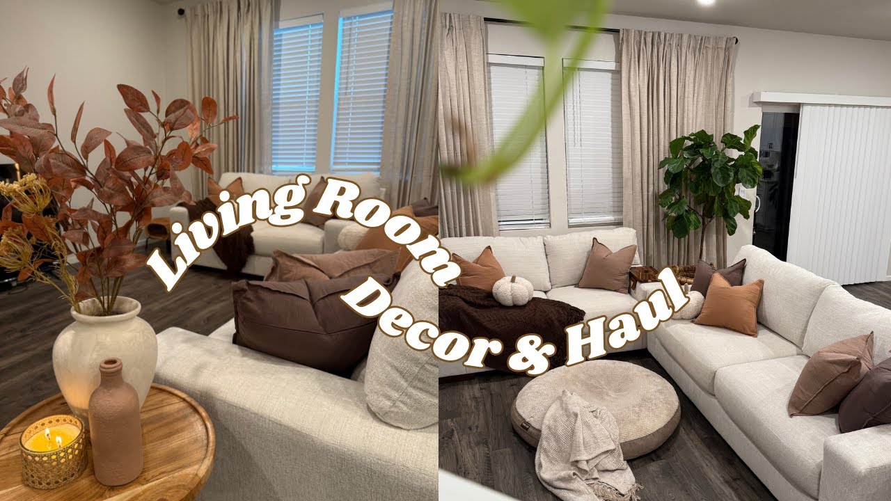 Living Room Transformation | Affordable Home Decor Haul & Styling Ideas