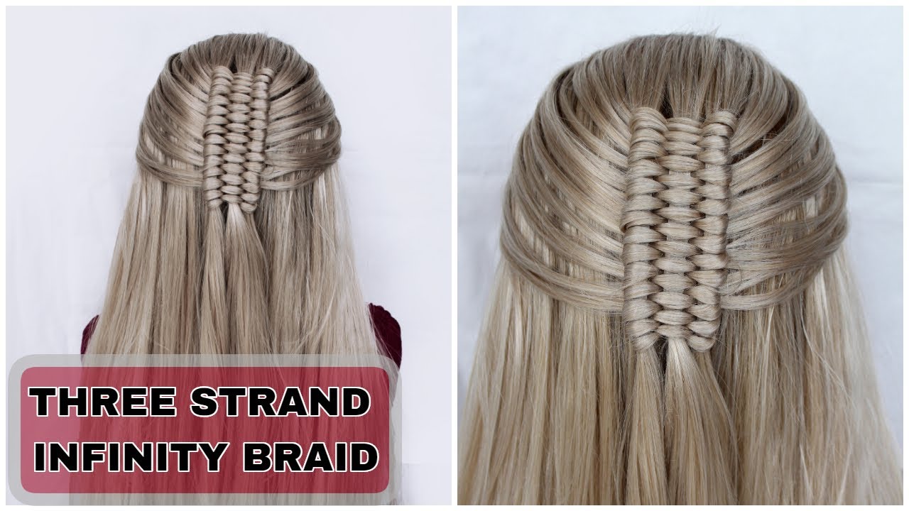 Dutch Braid | THREE STRAND INFINITY BRAID by Another Braid