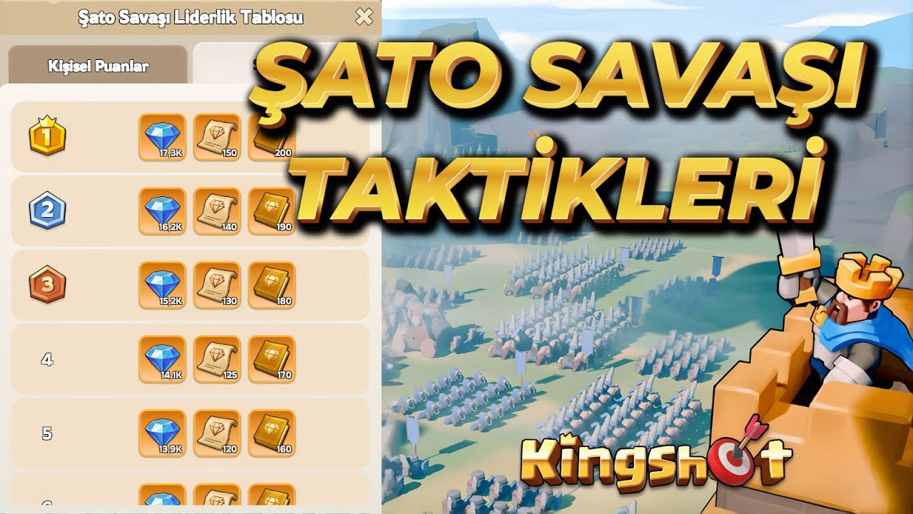 KİNGSHOT ŞATO SAVAŞI 1. OLMA TAKTİĞİ  - DOĞRU KAHRAMANLAR VE FORMASYON  ?