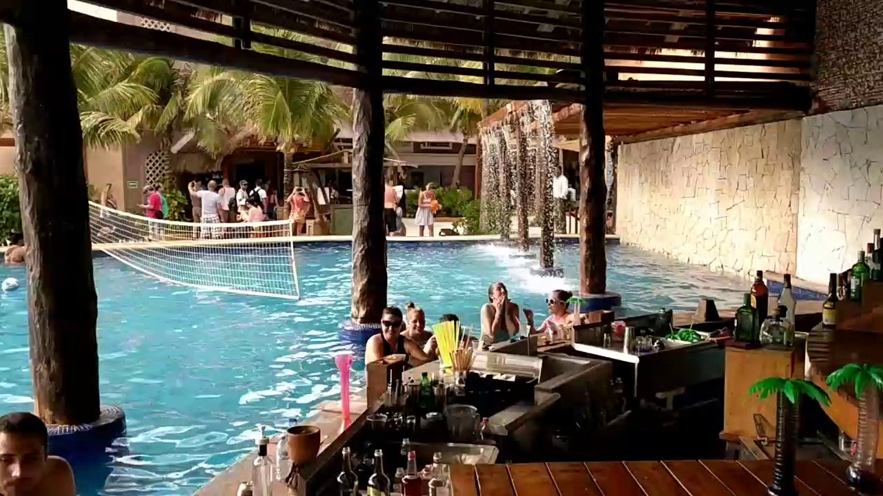 Swim Up Bar in Costa Maya, Mexico