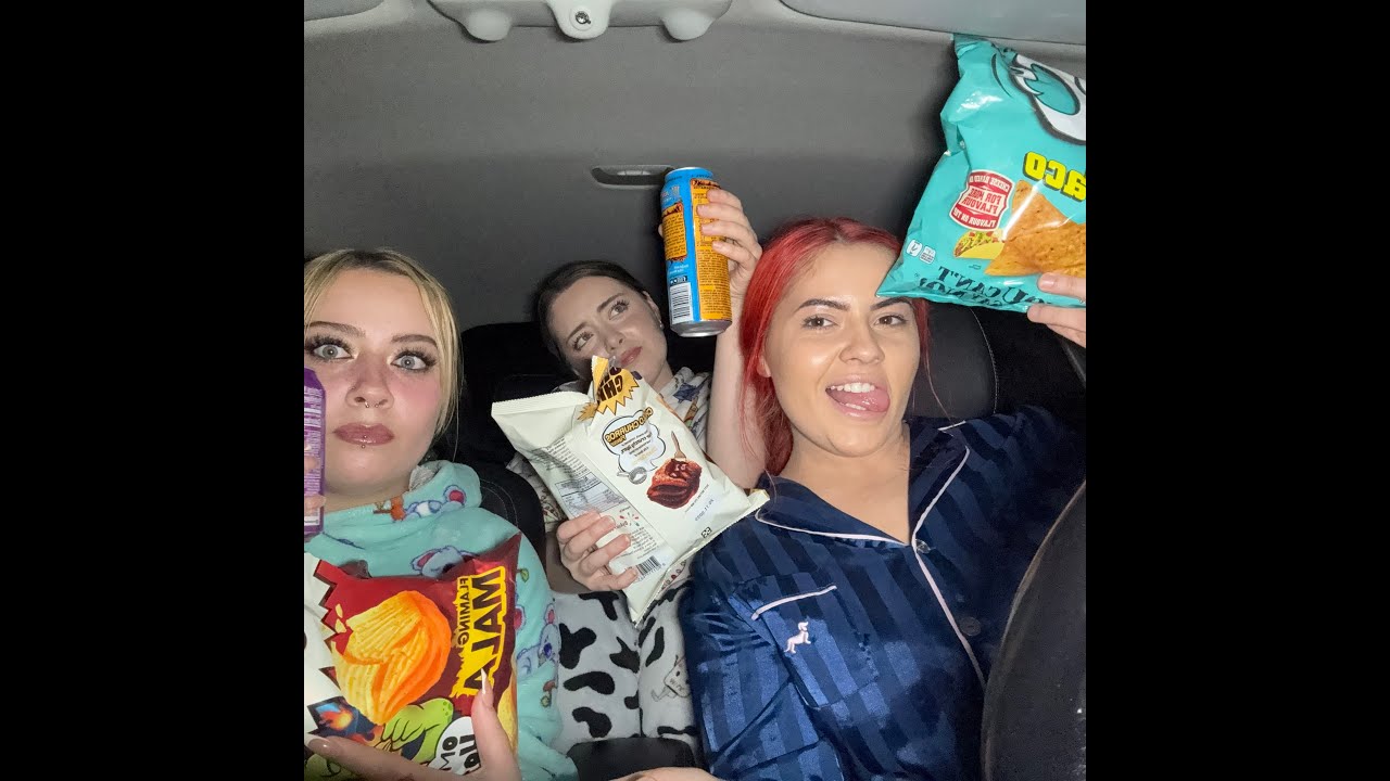Sit in the car with us! Try Some snacks